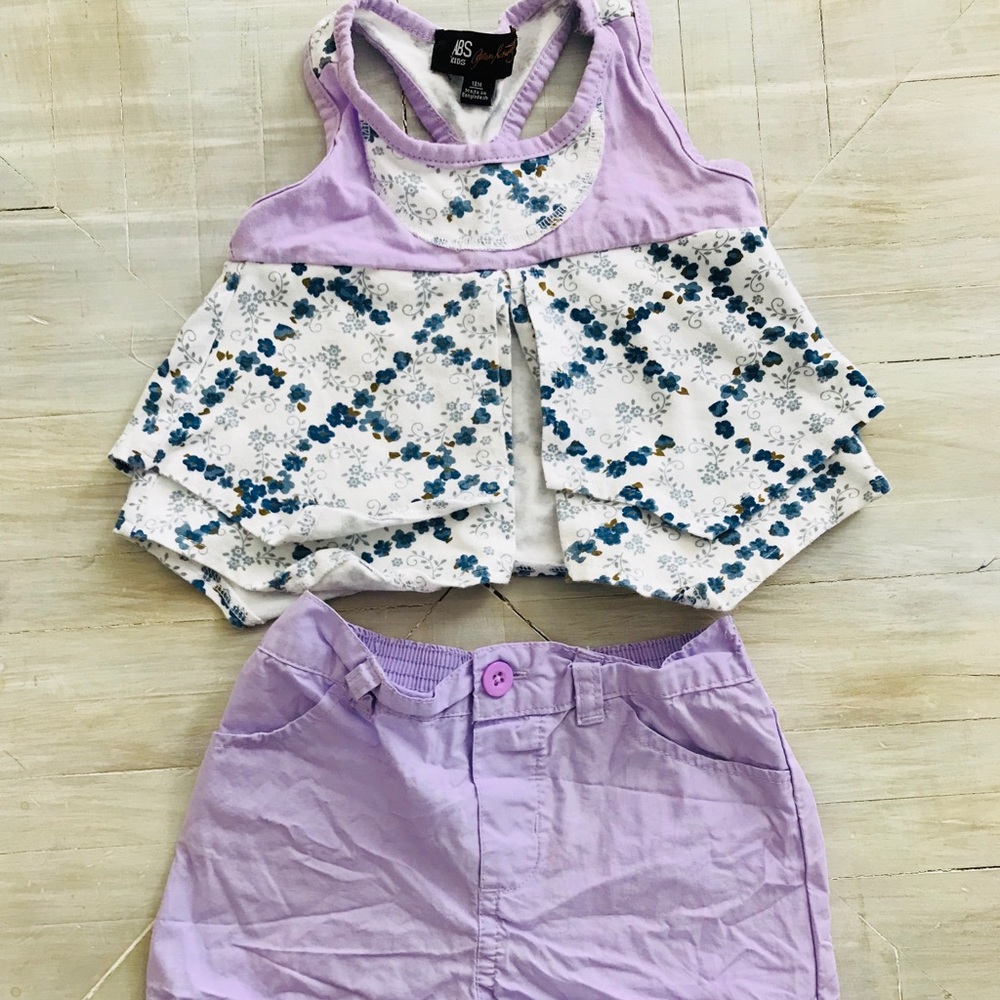 ABS Kids summer tank short set